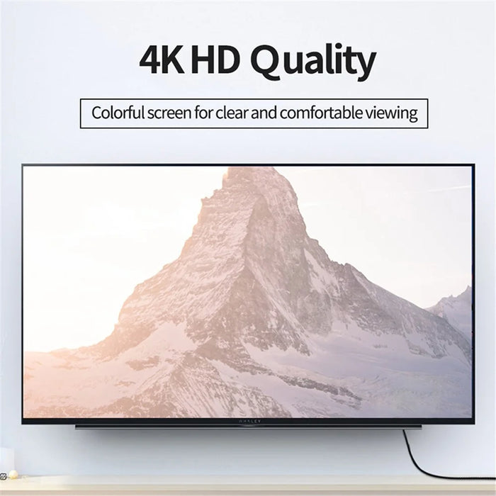 PQ105 1m USB3.1 Type-C Male to Female 10Gbps High Speed Data Cable Gen2 4K Projection Screen PD100W 5A Fast Charging Cable - 4