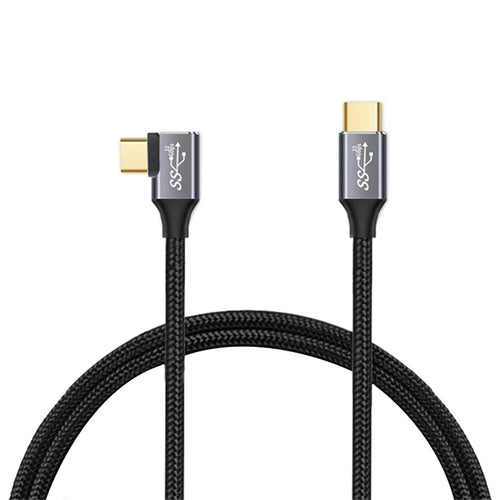1m 100W PD USB-C QC4.0 4K Cable USB3.1 Gen2 10Gbps Thunderbolt 3 Fast Charging Data Video Transmission Cord for MacBook Air/iPad Pro 2020 - 1