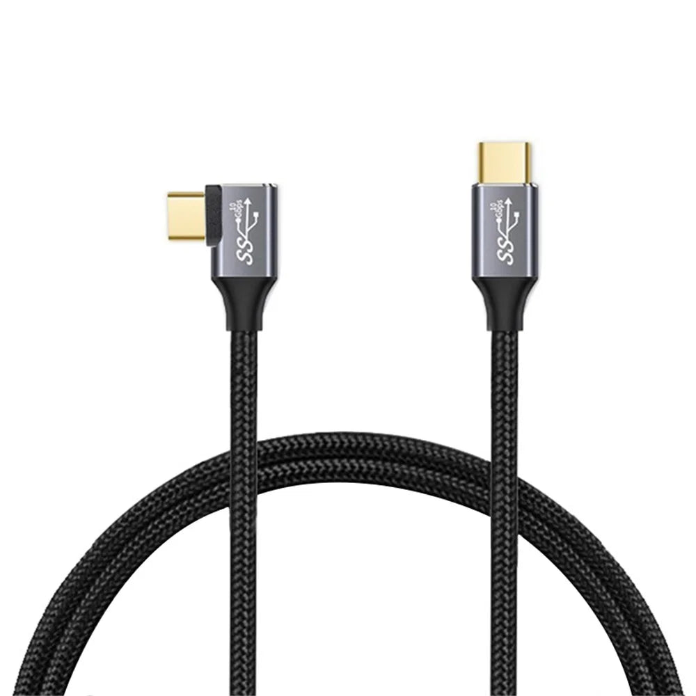 1m 100W PD USB-C QC4.0 4K Cable USB3.1 Gen2 10Gbps Thunderbolt 3 Fast Charging Data Video Transmission Cord for MacBook Air/iPad Pro 2020 - 1