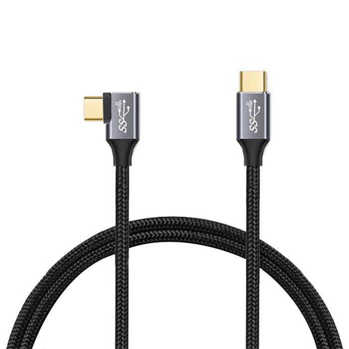 1m 100W PD USB-C QC4.0 4K Cable USB3.1 Gen2 10Gbps Thunderbolt 3 Fast Charging Data Video Transmission Cord for MacBook Air/iPad Pro 2020 - 1