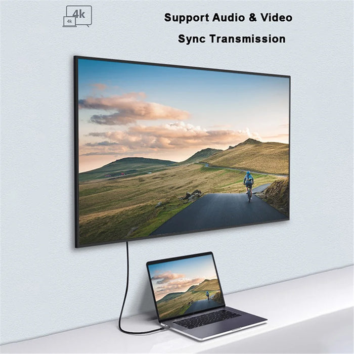 1m 100W PD USB-C QC4.0 4K Cable USB3.1 Gen2 10Gbps Thunderbolt 3 Fast Charging Data Video Transmission Cord for MacBook Air/iPad Pro 2020 - 5