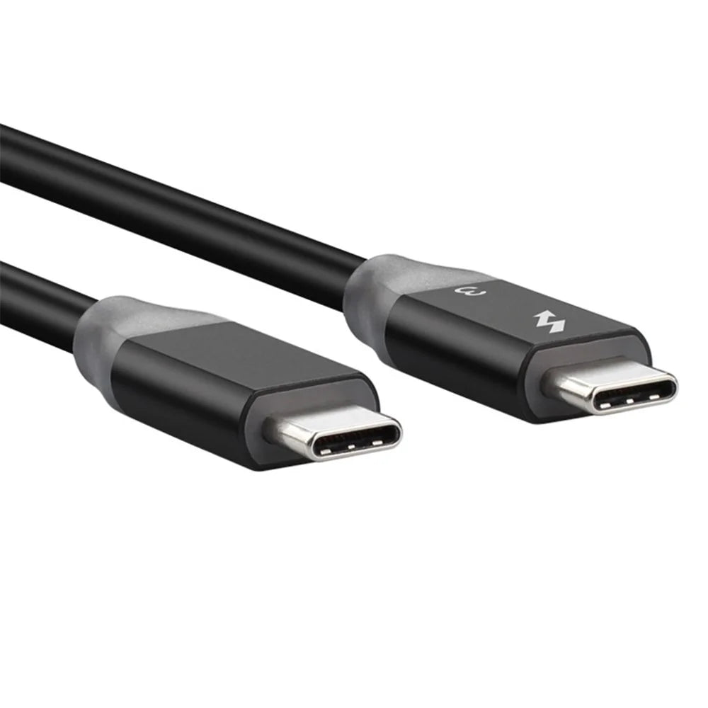 1.2m USB-C to USB-C PD 100W Fast Charging Cable USB3.1 Thunderbolt 3 40Gbps Transmission Cord for MacBook Pro/iPad Pro - 1