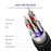 UGREEN 50567 USB C Charging Cable 5A Fast Charging Braided Cord Transmission Data Cord for Huawei SuperCharge - 6