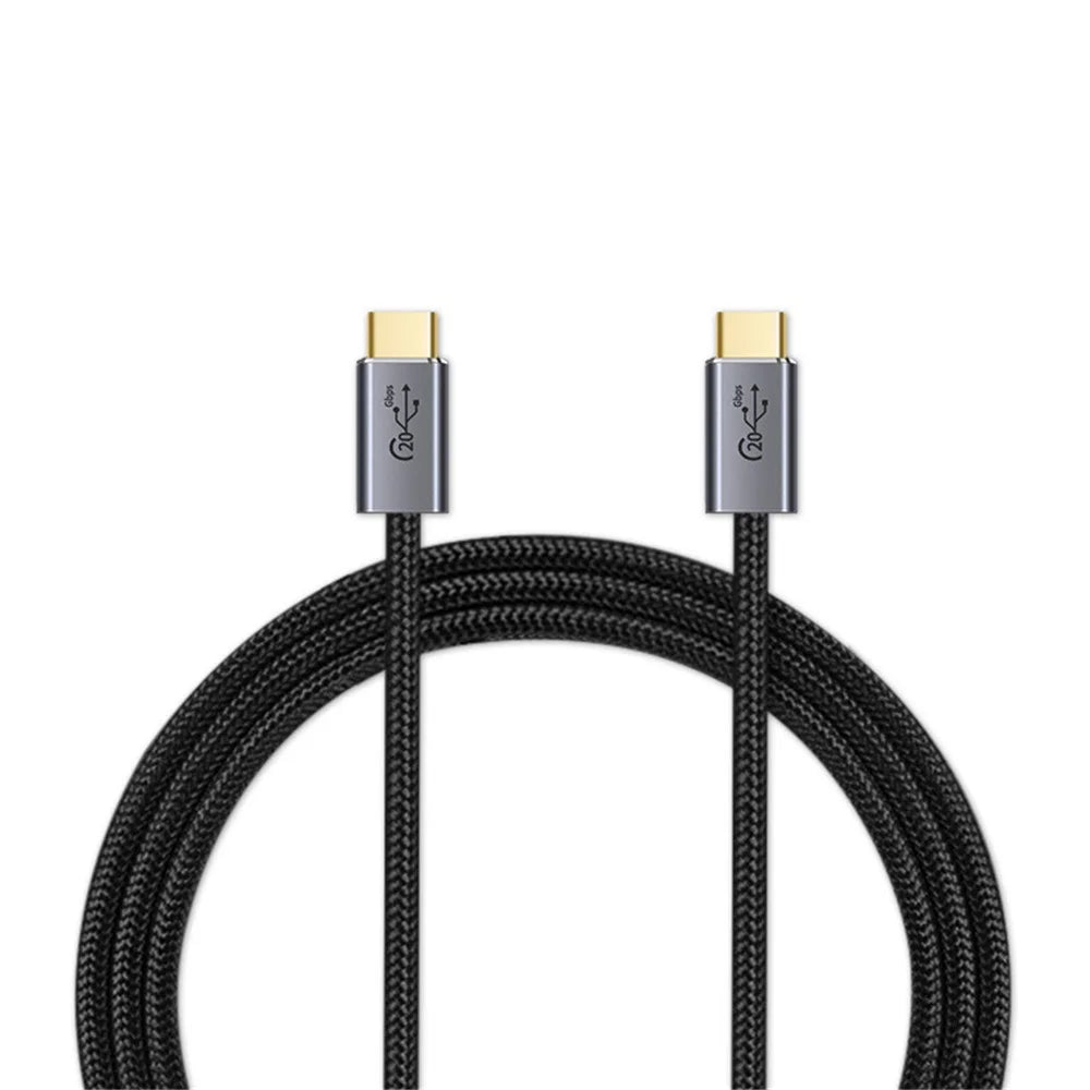 3m PD 100W USB-C 3.2 Gen2 Data Cable 8K/60Hz 20Gbps High Speed Cord for MacBook/iPad Pro - 1