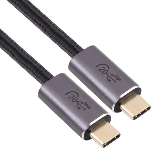0.5m PD 100W USB-C 3.2 Gen2 Data Cable 8K/60Hz 20Gbps High Speed Video Date Transmission Fast Charging Cord - 1