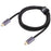 140W 2m Type-C Male to Type-C Male Braided Data Cable USB 2.0 Transfer Speed Connector Compatible with Type-C Port Devices - 2