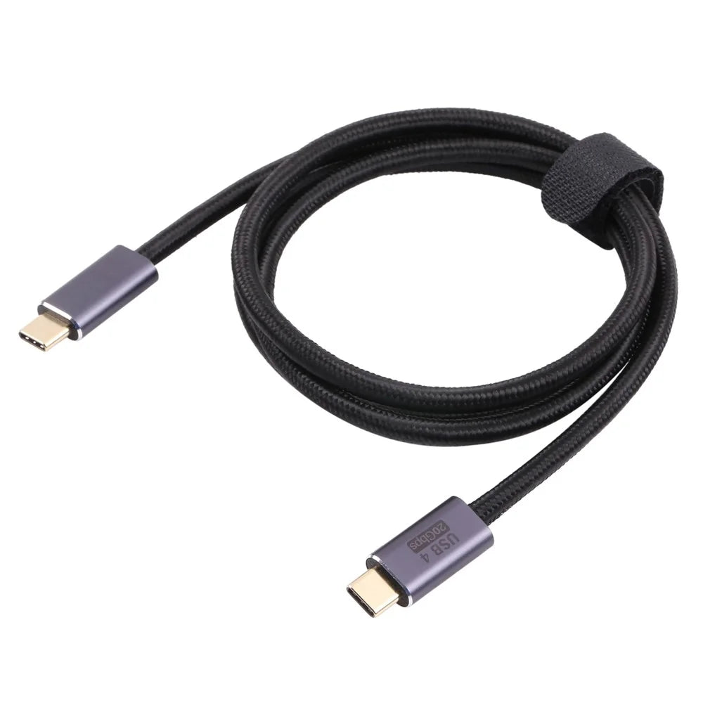 QC 4.0 Fast Charging Cable 100W USB C to USB C Cable 20Gbps Fast Charging Cord 4K Video Output with E-Marker, 1.5m - 1