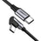 UGREEN 2m PD 60W USB C to C L-shaped Fast Charge Cable Support 480Mbps Data Syncing - 1