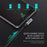 UGREEN 70255 3m Braided Extra Long Length Elbow Design USB 2.0 to Type-C Aluminum 18W Fast Charging Cable - 3