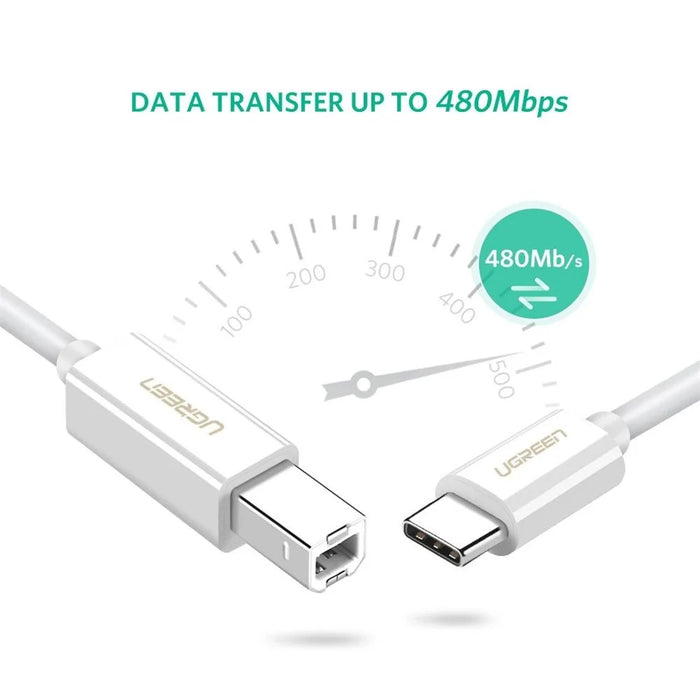 UGREEN 1.5m for Epson/MacBook Pro/HP/Canon/Brother/Samsung Printer USB C to USB B 2.0 Printer Cable Printer Scanner Cord - 3