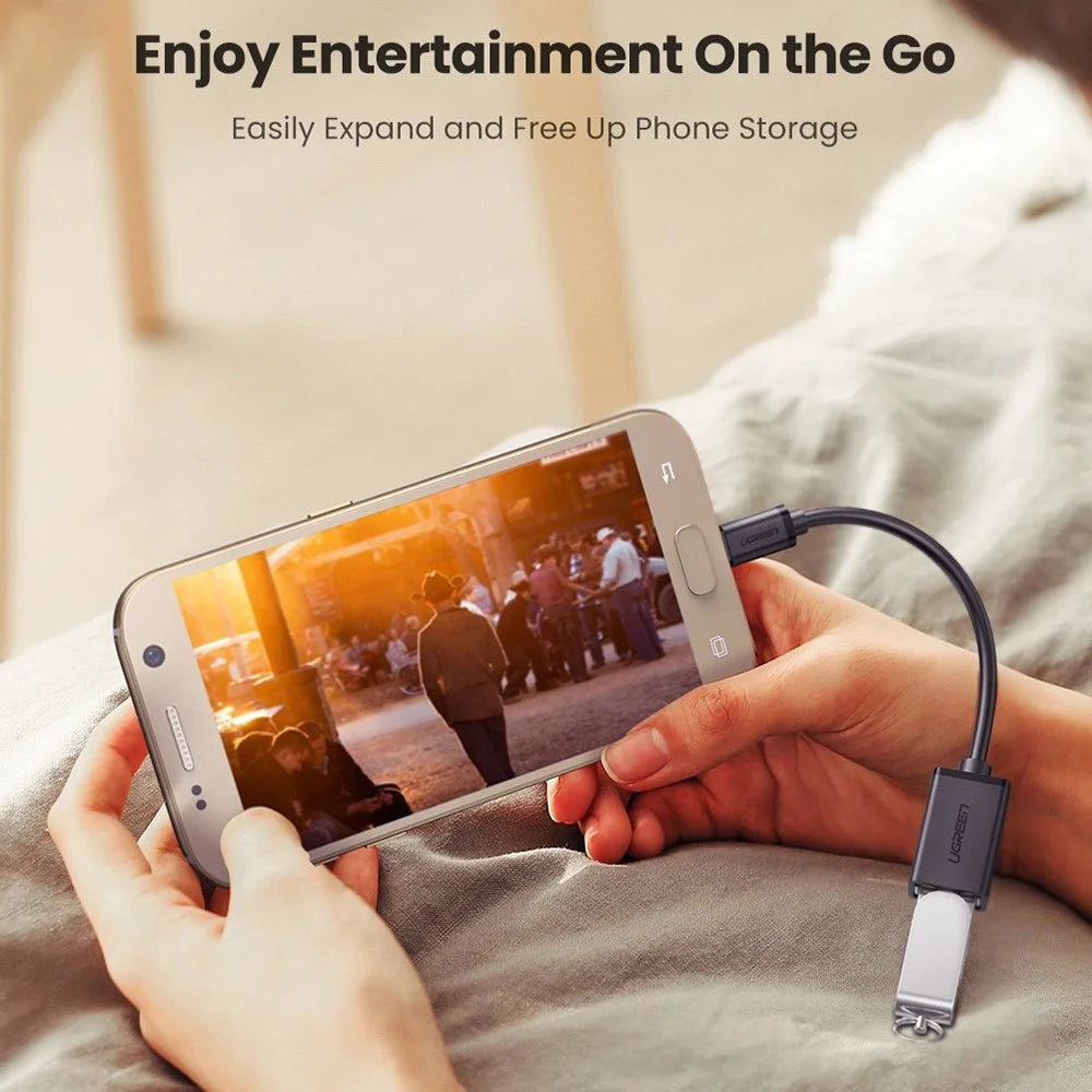 UGREEN Micro USB OTG Cable Adapter for Xiaomi Redmi Note 5 Samsung S6 Tablet Micro USB Connector Android USB 2.0 OTG Adapter - 3