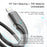 ESSAGER 1m Cell Phone Cable USB to iP 2.4A Fast Charging Cord 480Mbps Transfer Braided Design LED Light Design Line for Lightning Devices - Black - 2