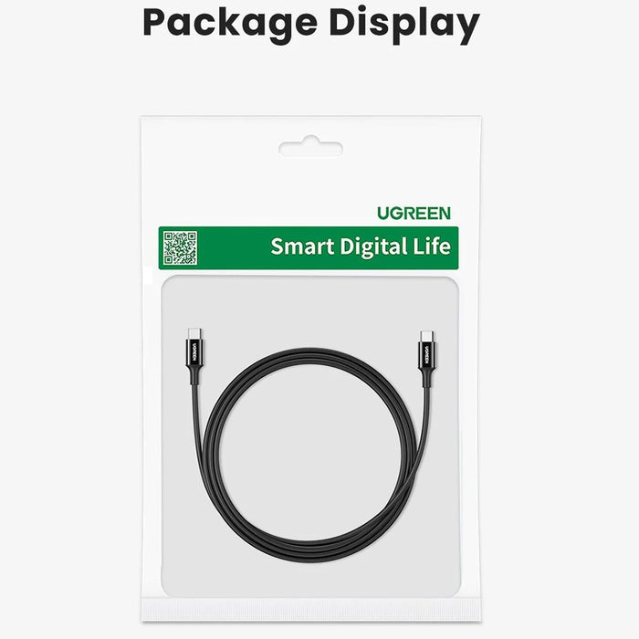 UGREEN 30700 for iPhone 15 Series 0.5m 100W USB-C to USB-C Cable 5A PD Fast Charging Type-C Data Cable for MacBook / iPad Pro - 6