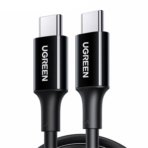 UGREEN 20528 for iPhone 15 Series 1.5m 100W 5A USB-C to USB-C Cable Type-C PD Fast Charging Data Cord for MacBook / iPad Pro - 1