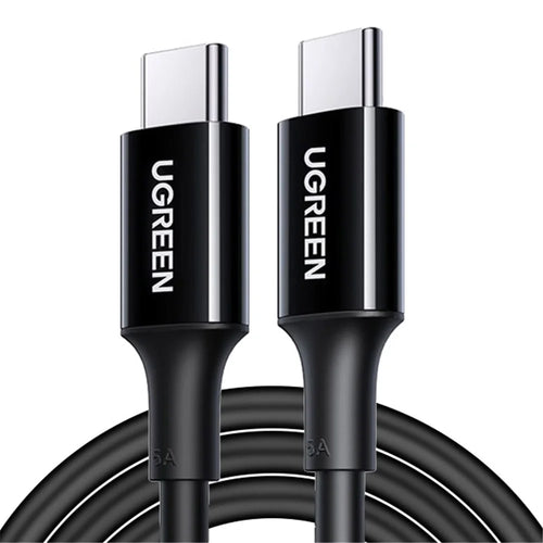 UGREEN 80371 for iPhone 15 Series 1m 100W 5A Type-C to Type-C Data Cord PD Fast Charging Data Transfer Cable for MacBook / iPad Pro - 1
