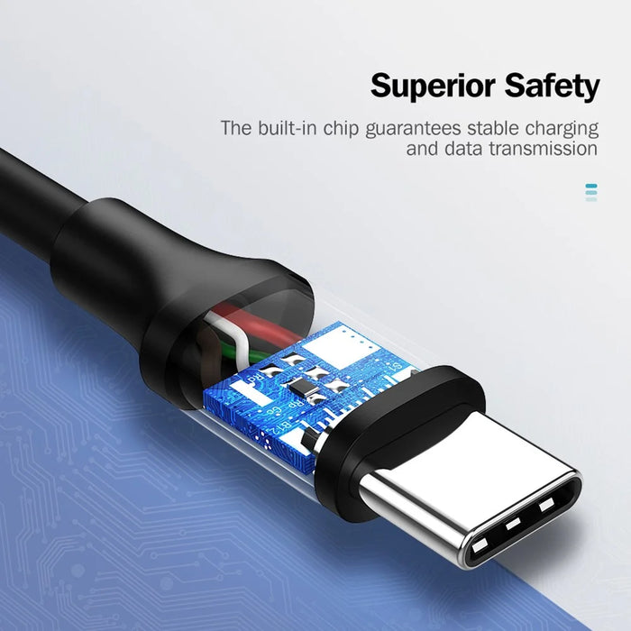 UGREEN for iPhone 15 Series 1m For iPad Samsung Huawei PD 60W QC3.0 Fast Charging USB C to Type-C Data Cable - 5