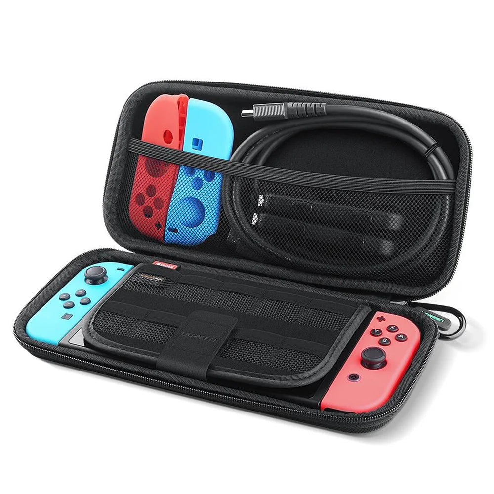 UGREEN Storage Bag for Nintendo Switch Oxford Cloth Anti-drop Portable Case with Carabiner - 2