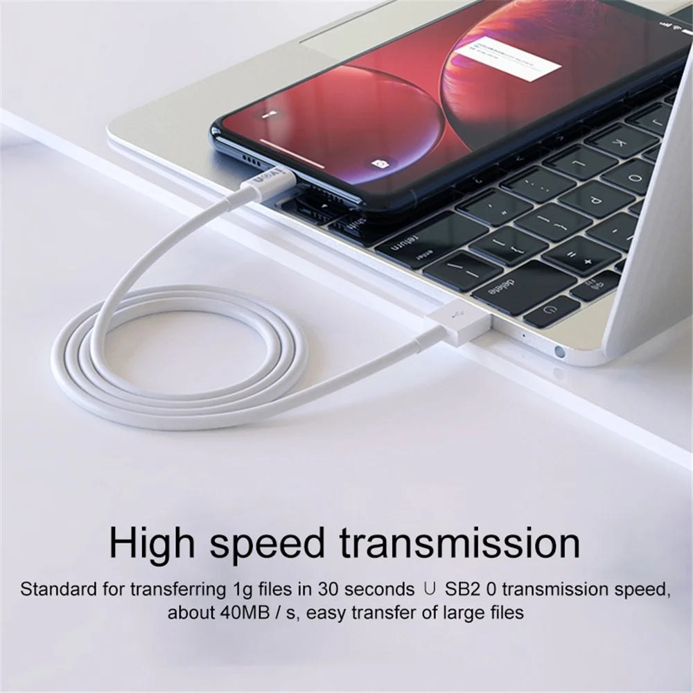 IVON CA70 2m Micro USB Fast Charging Fast Data Transmission Cable TPE No-Winding Cable Cord - 3