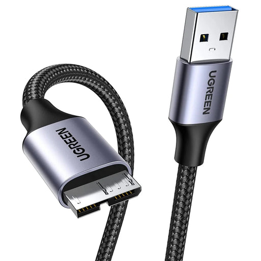 UGREEN 80793 1m USB 3.0 to Micro USB Charge Cord Nylon Braided Data Transmission Cable USB A to Micro B Line - 2