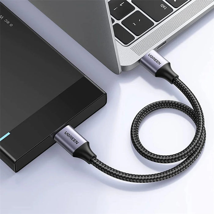 UGREEN 80792 0.5m USB 3.0 to Micro USB Charging Cable Charge Cord Nylon Braided External Hard Drive Data Cable - 4