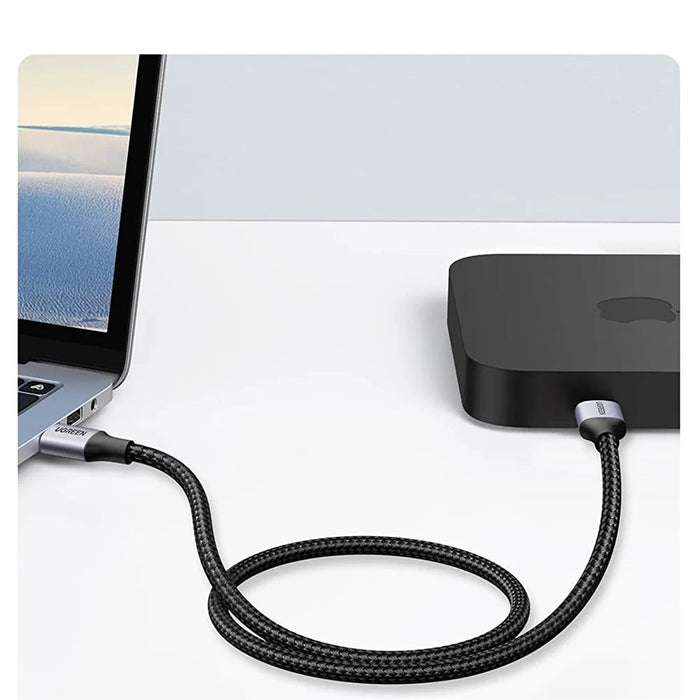 UGREEN For Hard Disk Driver TV USB Hub Camera USB 3.0 Male to Male Braided Data Cable, 2m - 5