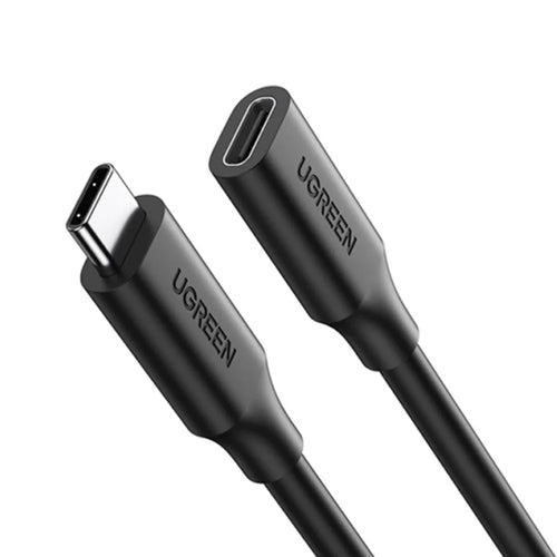 UGREEN 10387 1m USB-C 3.1 Extension Cord PD 100W 4K 60Hz Gen 2 10Gbps Male to Female USB Extension Charging Sync Cable - 1