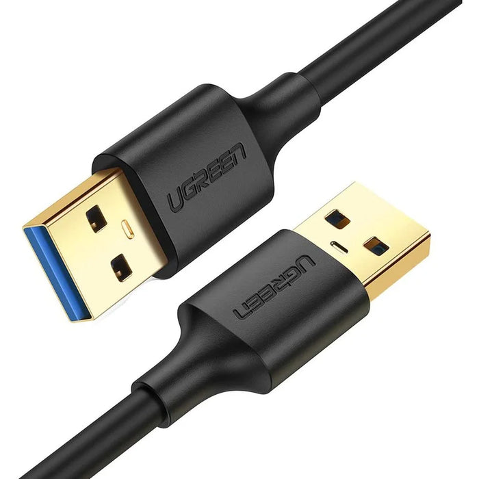 UGREEN 60525 1m USB 3.0 A Male to A Male Data Cable USB to USB Data Transmission Cord for Data Transfer - 1
