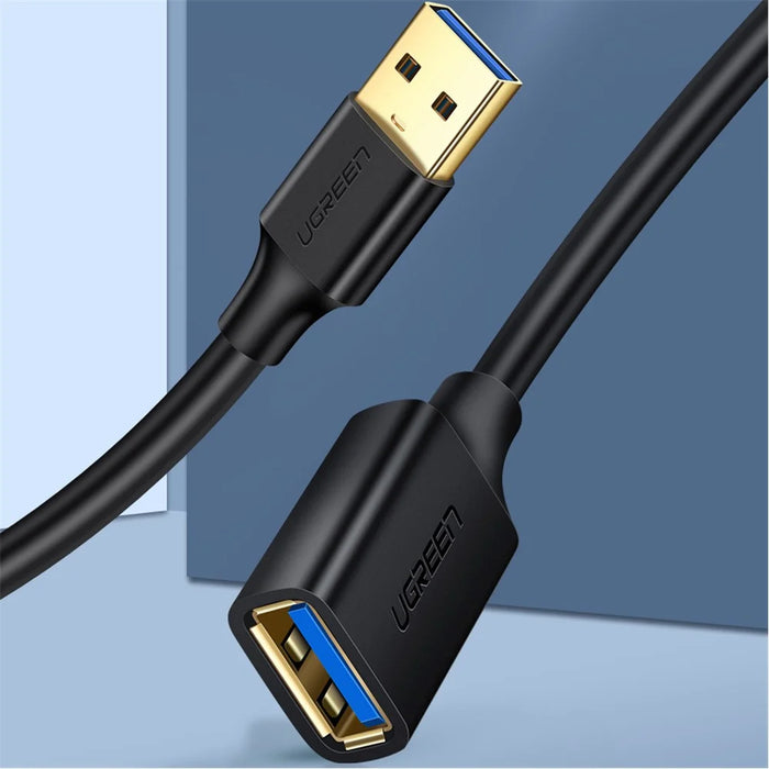 UGREEN 10373 2m USB 3.0 Male to Female Extension Cable Fast Data Transfer for Webcam USB Keyboard Mouse Flash Drive - 3