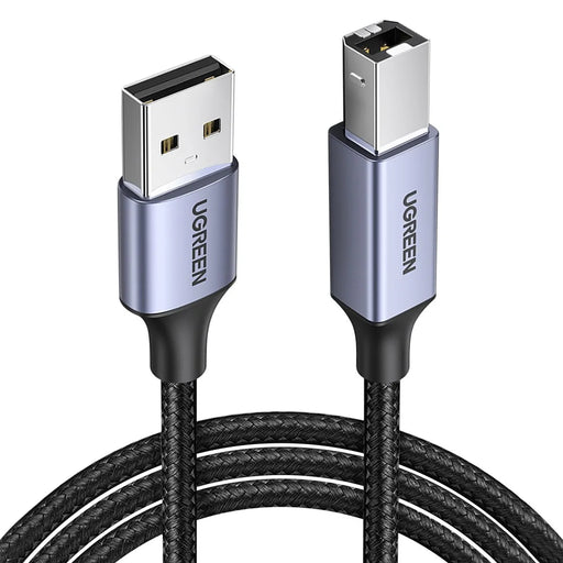 UGREEN 3m For HP Epson Canon Brother USB A to USB B Male Printer Cable Nylon Braided Cord - 1