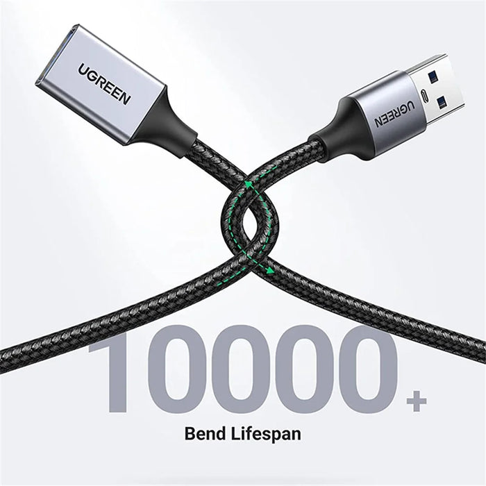 UGREEN 2m USB 3.0 Extension Cable Type A Male to Female 5Gbps Data Transfer Extension Cable for Printer Scanner Card Reader Hub - 3