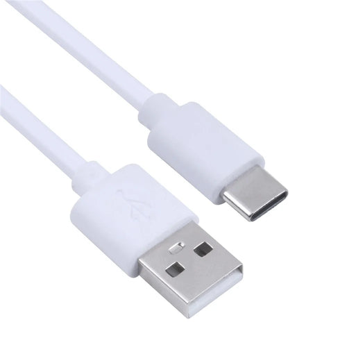 For iPhone 15 Series 50cm USB C Charge Braided Cord USB A to Type-C Copper Core Charging Cable - White - 1