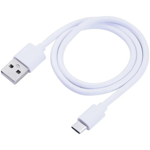 For iPhone 15 Series 100cm USB to Type-C Copper Core Charging Cable for Samsung Xiaomi Huawei Cellphone Charger Cord - White - 1