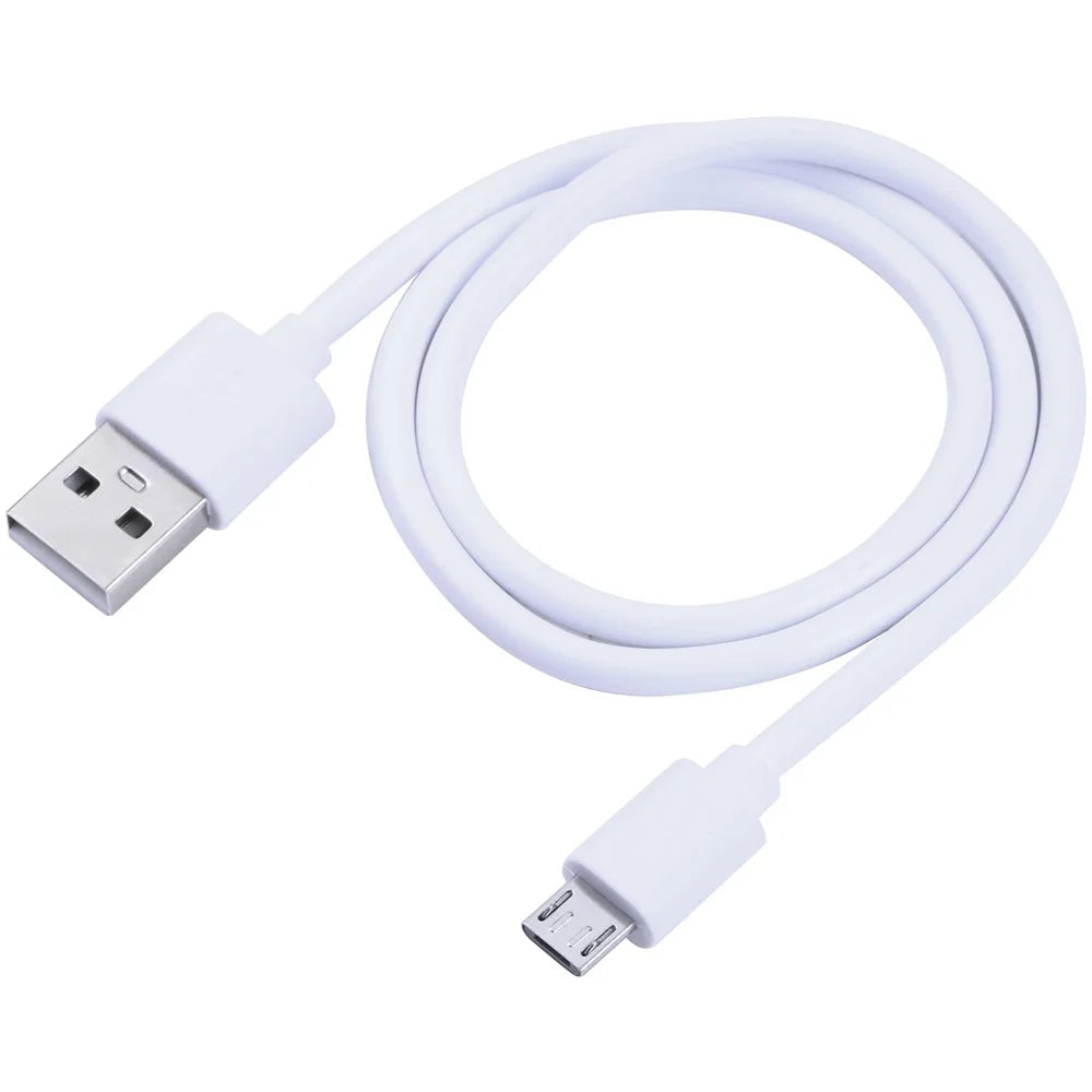 30cm USB to Micro USB Mobile Phone Charger Cord Copper Core Charging Cable - White - 3