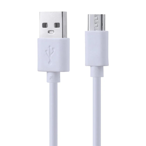 50cm USB to Micro USB Copper Core Charging Cable TPE Wire for Android Mobile Phone Tablet - White - 1