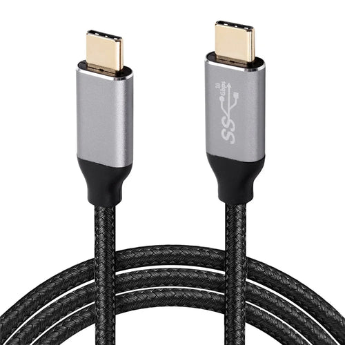 1m Type C Cable Male to Male Cord Thunderbolt 3.0 Fast Data Transmission Up to 10Gbps Power Charging Line Compatible for USB C Devices - 1