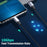 30cm USB C Cable Thunderbolt 3.0 Cable 10Gbps Date Transfer Fast Charge Cord Compatible for MacBook and More - 2