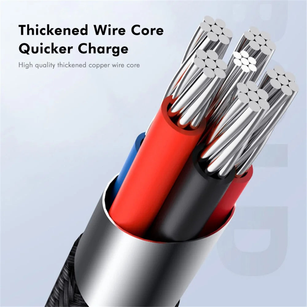 ENKAY HAT PRINCE 1m USB C to USB C Cable PD 100W Elbow Design 5A Super Fast Charging E-Marker Nylon Braided Cord for MacBook iPad Galaxy Note 20 Cell Phones Laptops - 6