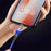 1m Magnetic Adsorption Nylon Braided 5A Fast Charging Cable USB Data Cord with LED Indicator (No Magnetic Adapter) - Blue - 3