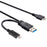 UC-165 Combo USB Cable USB 3.1 Type-C+USB3.0 Type-A Host to Micro USB 3.0 Target Data Cable for Disk - 1