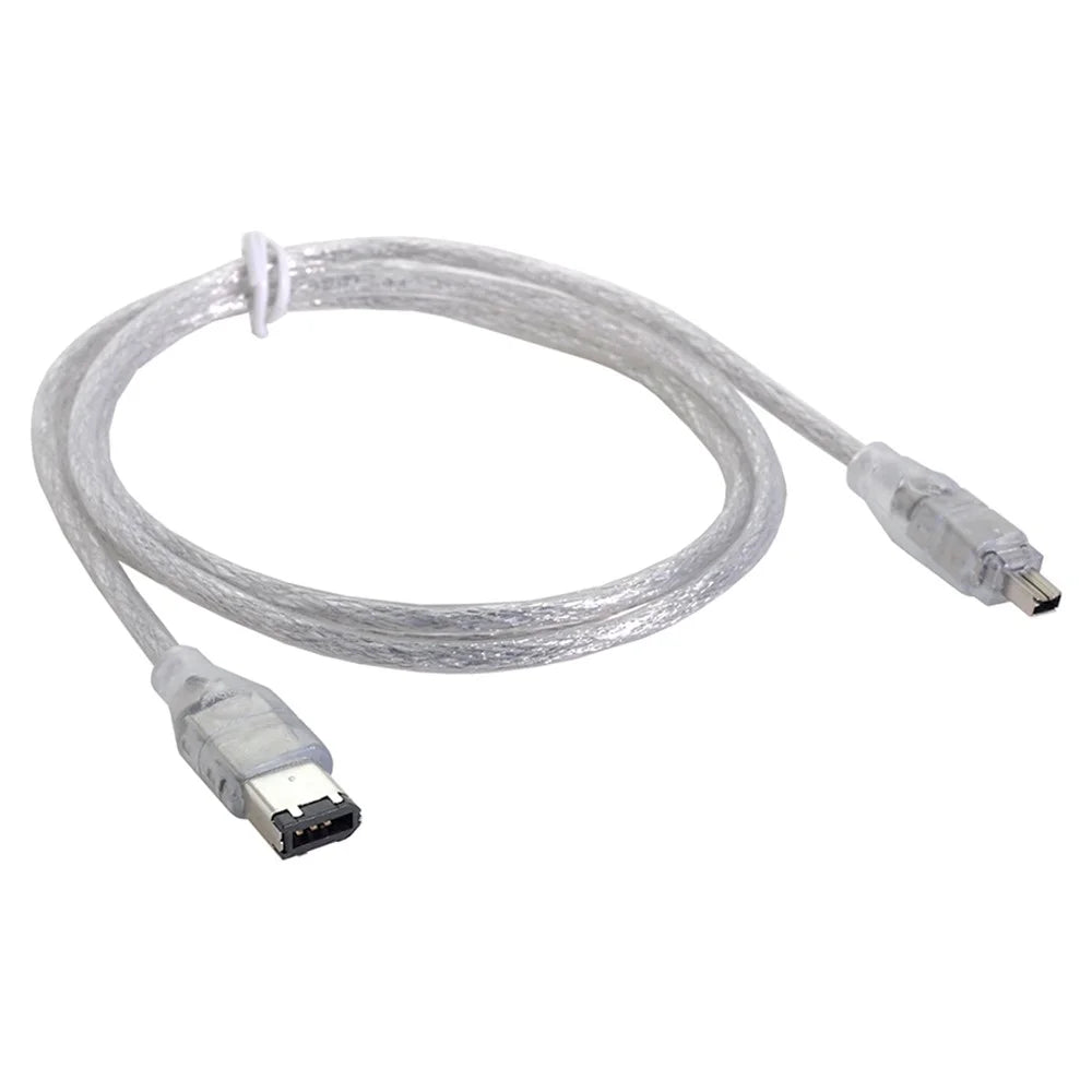 CA-047 1.2m 1394 6-Pin to Firewire 400 IEEE 1394 4-Pin Male iLink Adapter Cable Converter Cord for Camera Camcorder - 3