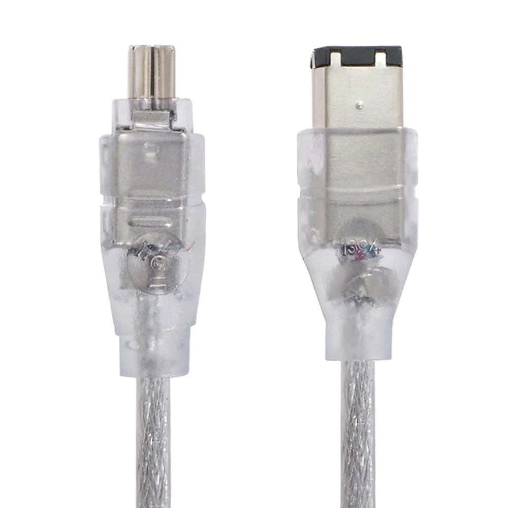 CA-047 1.2m 1394 6-Pin to Firewire 400 IEEE 1394 4-Pin Male iLink Adapter Cable Converter Cord for Camera Camcorder - 4