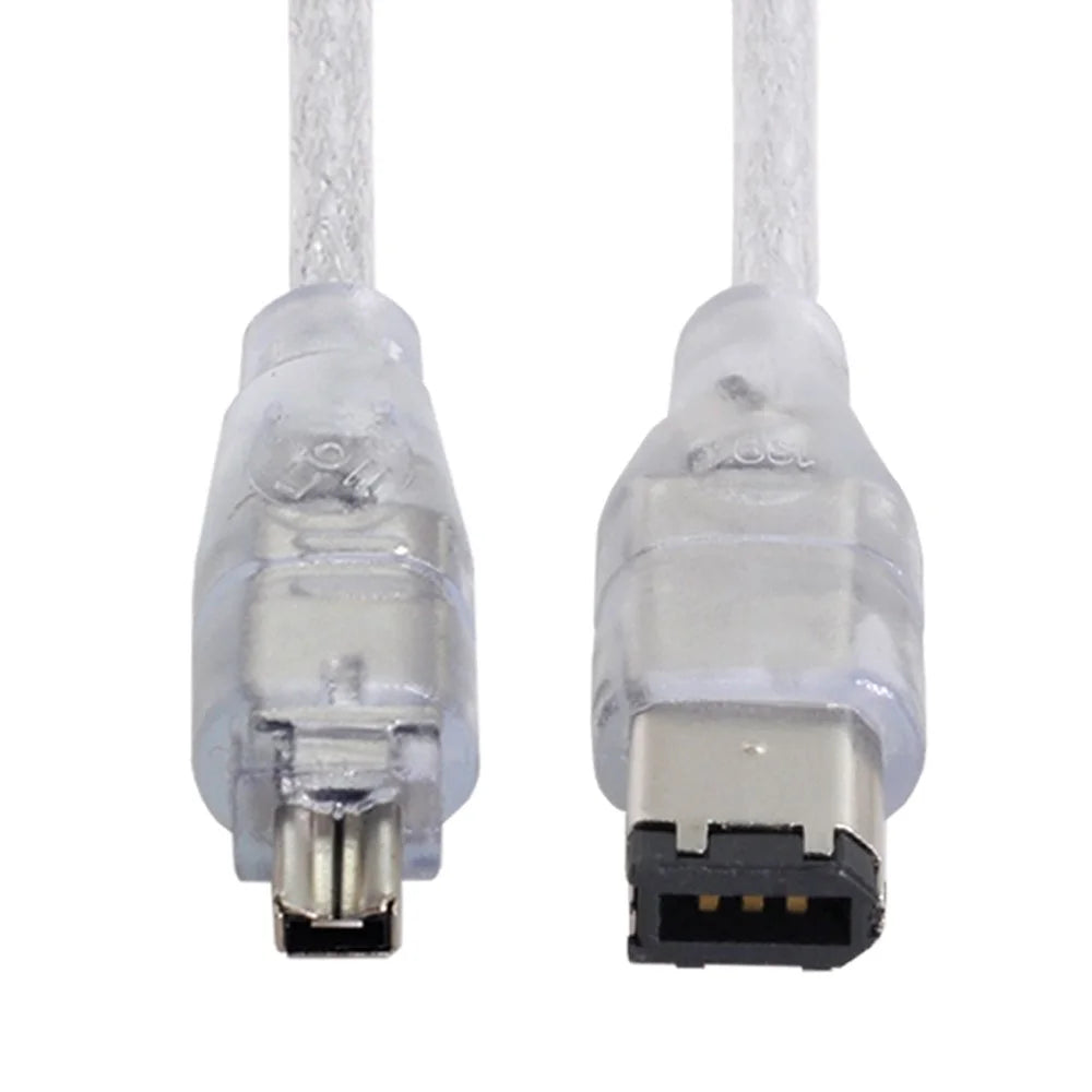 CA-047 1.2m 1394 6-Pin to Firewire 400 IEEE 1394 4-Pin Male iLink Adapter Cable Converter Cord for Camera Camcorder - 5