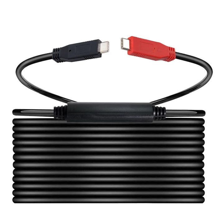 UC-044-BK 8m Type-C Cable USB-C Male to USB-C Male Cable Adapter 5Gbps Gen1 Chipset Repeater Data Cable Single-Way Transfer Converter for Industrial Camera, Laptop PC, Disk - 1