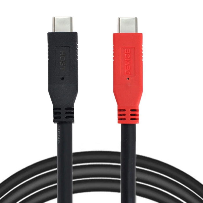 UC-044-BK 8m Type-C Cable USB-C Male to USB-C Male Cable Adapter 5Gbps Gen1 Chipset Repeater Data Cable Single-Way Transfer Converter for Industrial Camera, Laptop PC, Disk - 2