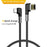 For iPhone 15 Series 0.5m 3A Fast Charging Nylon Braided Wire USB to Type-C 90 Degree Elbow Data Cable - 2