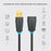 VENTION CBCBD 0.5m USB 2.0 Extension Cable Data Cable for Xbox One PC Smart TV, Black - 3