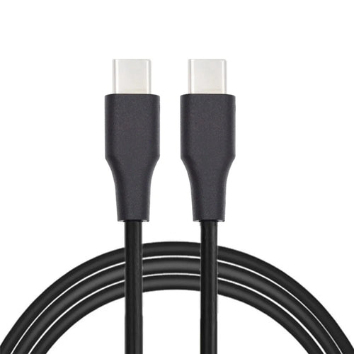For iPhone 15 Series UC-072-BK-2.0M 65W Fast Charging Cable Type-C Male to Type-C Male USB 2.0 Data Cord - Black - 1