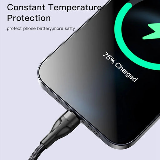 YESIDO CA111 4 in 1 USB to Type-C*2+Lightning*2 Charging Cord Nylon Braided Cell Phone Cable - 2