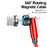 2m Fast Charging Data Cable + Micro Plug 540 Degrees Rotating Magnetic Attraction Converter - Red - 2