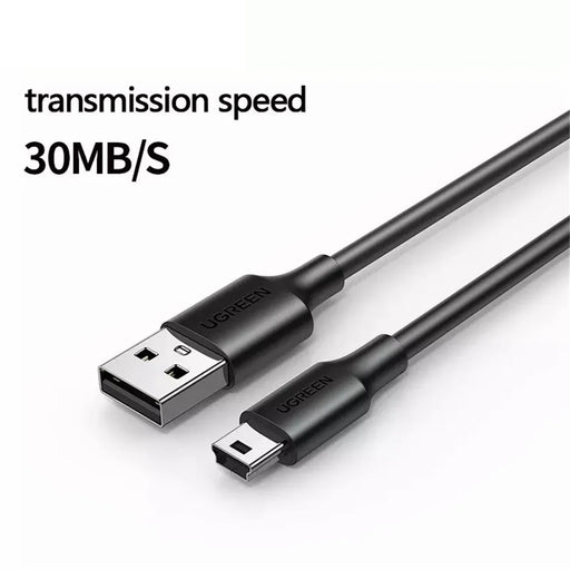 UGREEN 30472 2m USB-A to 5Pin Mini-USB 480Mbps Data Cord Charging Cable for Car DVR / Digital Cameras / MP4 Player - 2